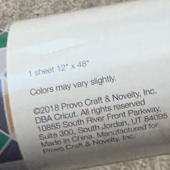 Cricut premium Vinyl BLUE SAGE - Picture 2 of 2